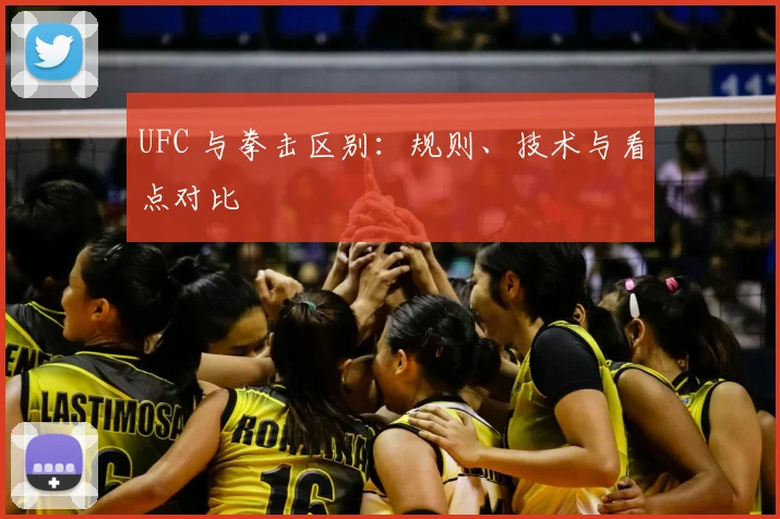UFC 与拳击区别:规则、技术与看点对比