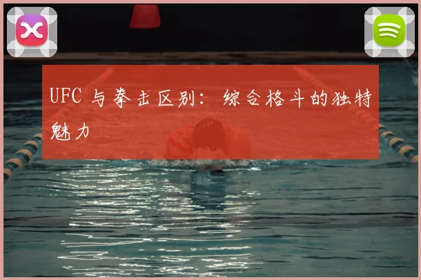 UFC 与拳击区别：综合格斗的独特魅力